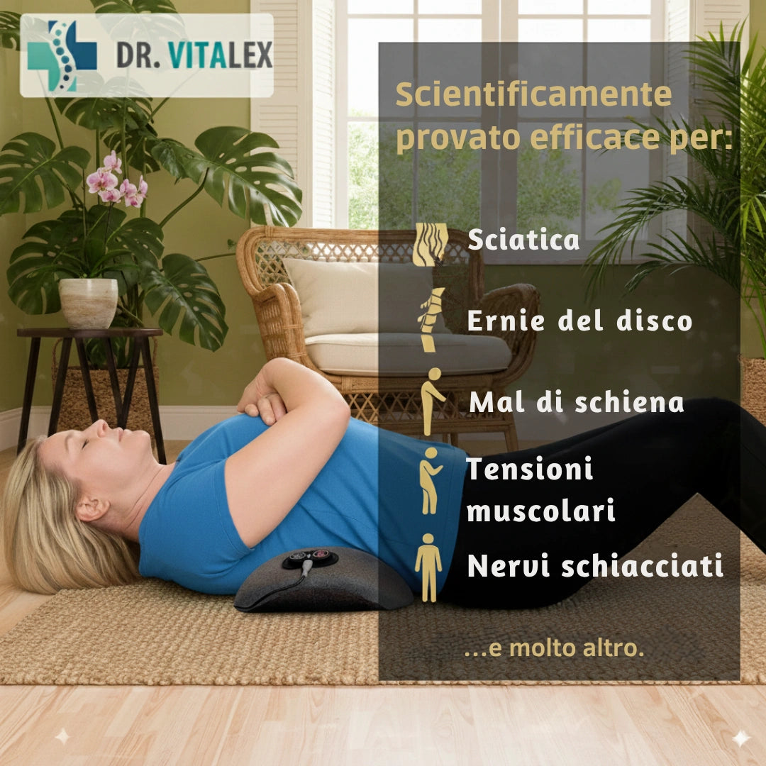 Dr. Vitalex – Massaggiatore per la Schiena OrthoFlex™ Pro 3 in 1