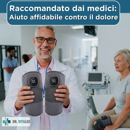 Dr. Vitalex ThermaFlex™ Pro – Massaggiatore per Ginocchio 3-in-1