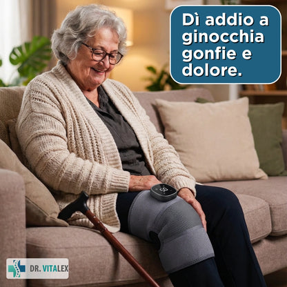 Dr. Vitalex ThermaFlex™ Pro – Massaggiatore per Ginocchio 3-in-1