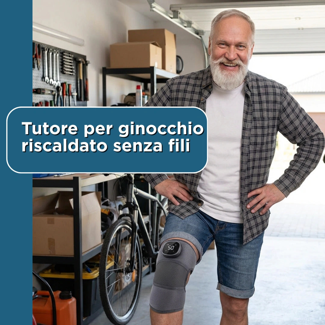 Dr. Vitalex ThermaFlex™ Pro – Massaggiatore per Ginocchio 3-in-1